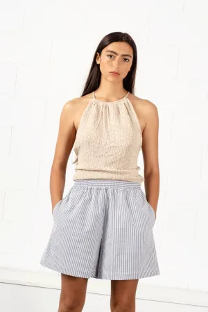 Beachy Shorts - Seersucker Stripe