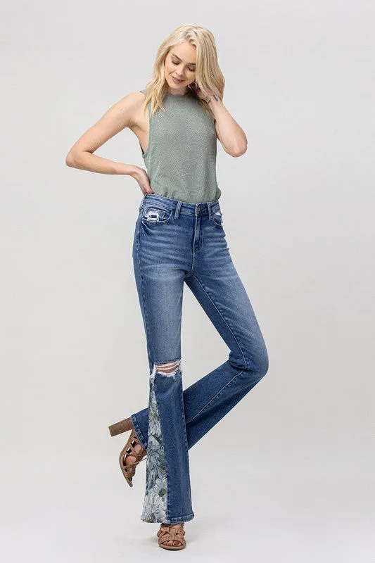 Bella HR Stretch Flare W/Side Blocking Panels By Vervet