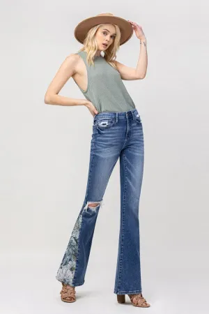 Bella HR Stretch Flare W/Side Blocking Panels By Vervet
