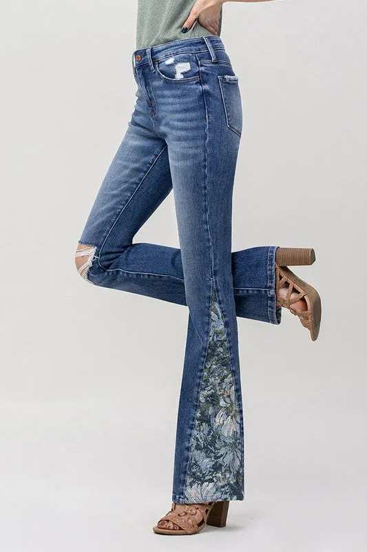 Bella HR Stretch Flare W/Side Blocking Panels By Vervet