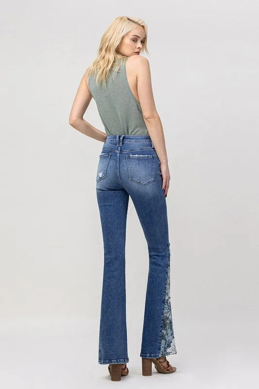 Bella HR Stretch Flare W/Side Blocking Panels By Vervet