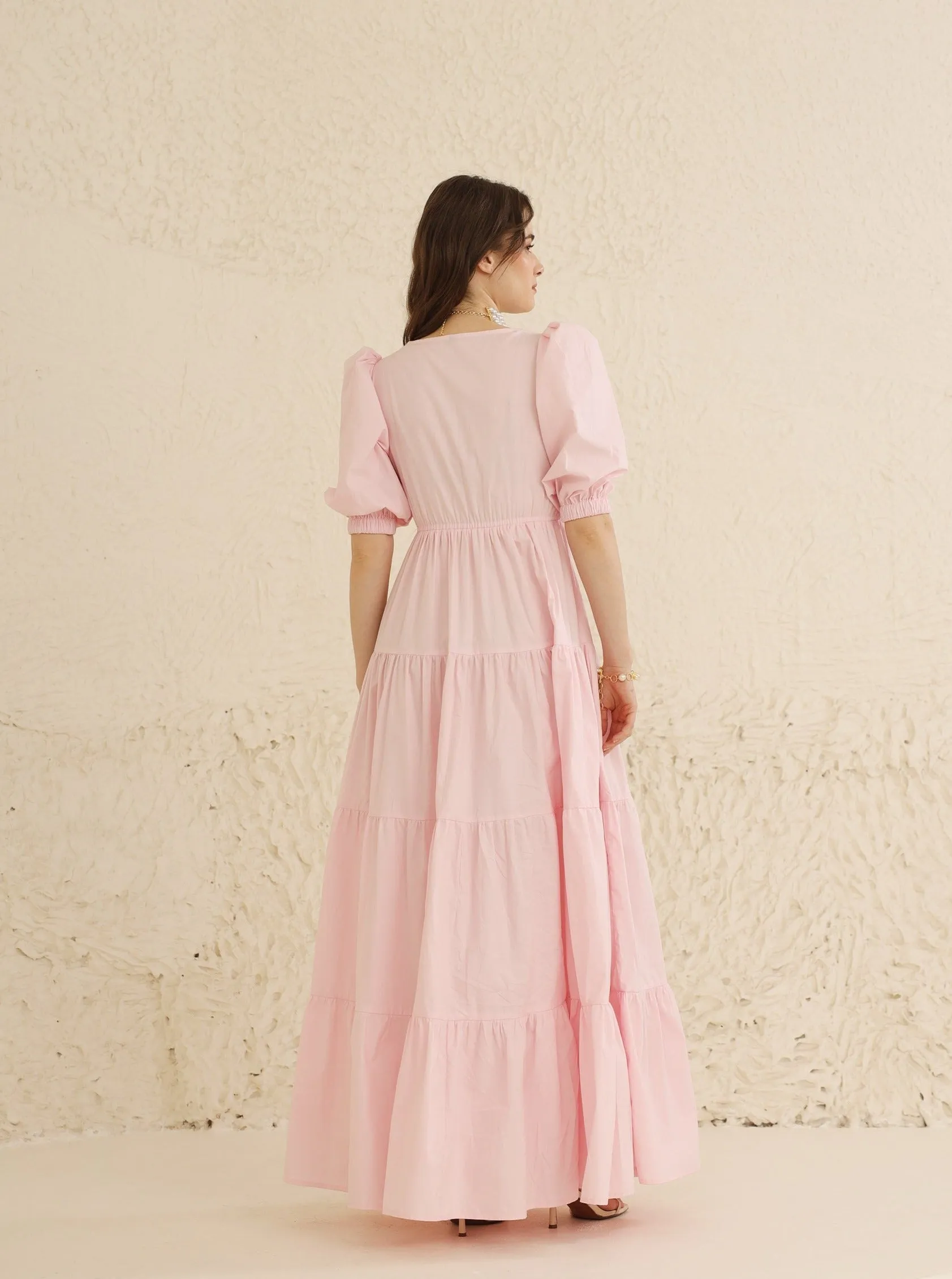 Cecelia Dress (Powder Pink)