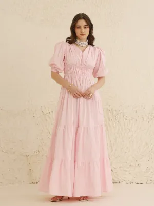 Cecelia Dress (Powder Pink)