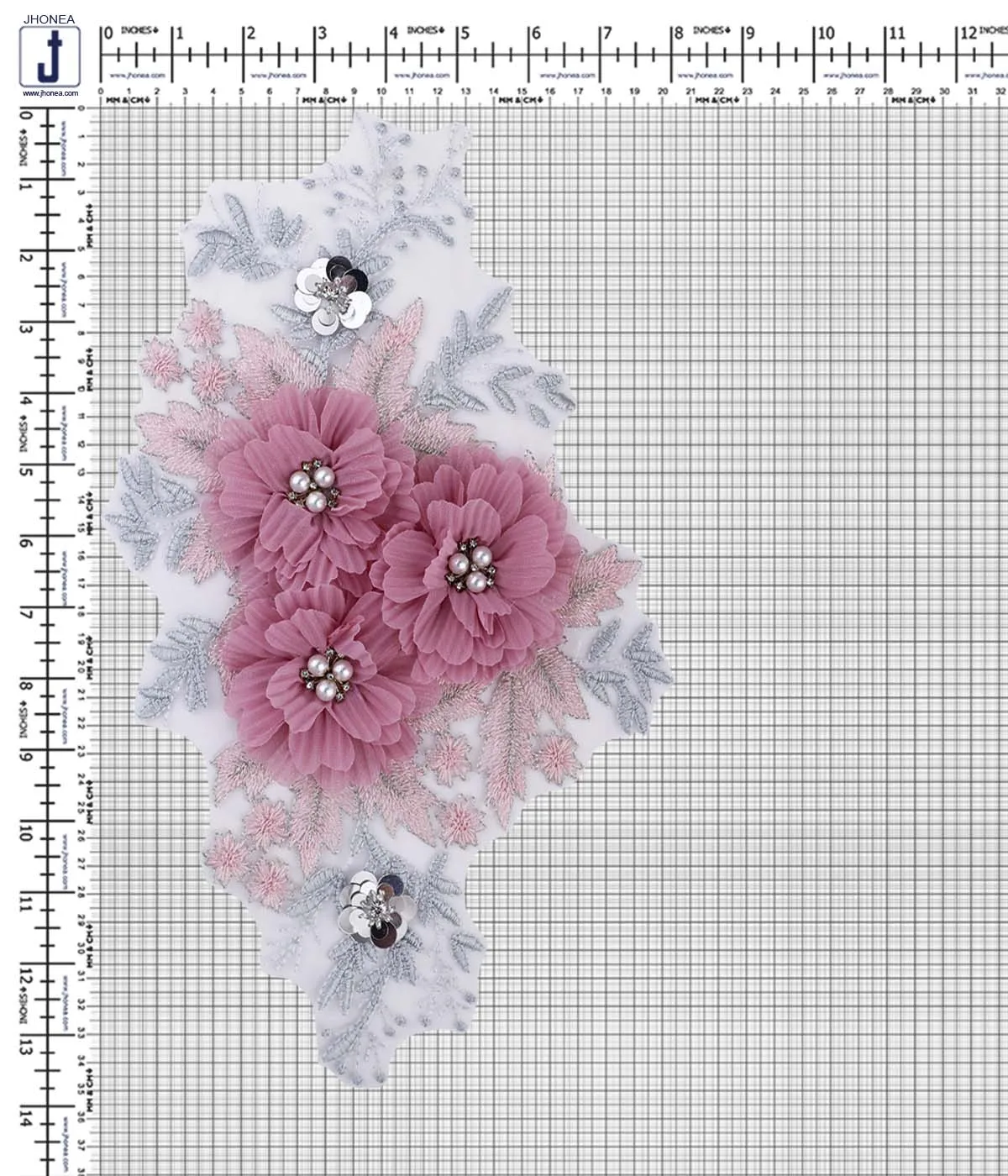Floral Patches for Designer Gowns & Jackets