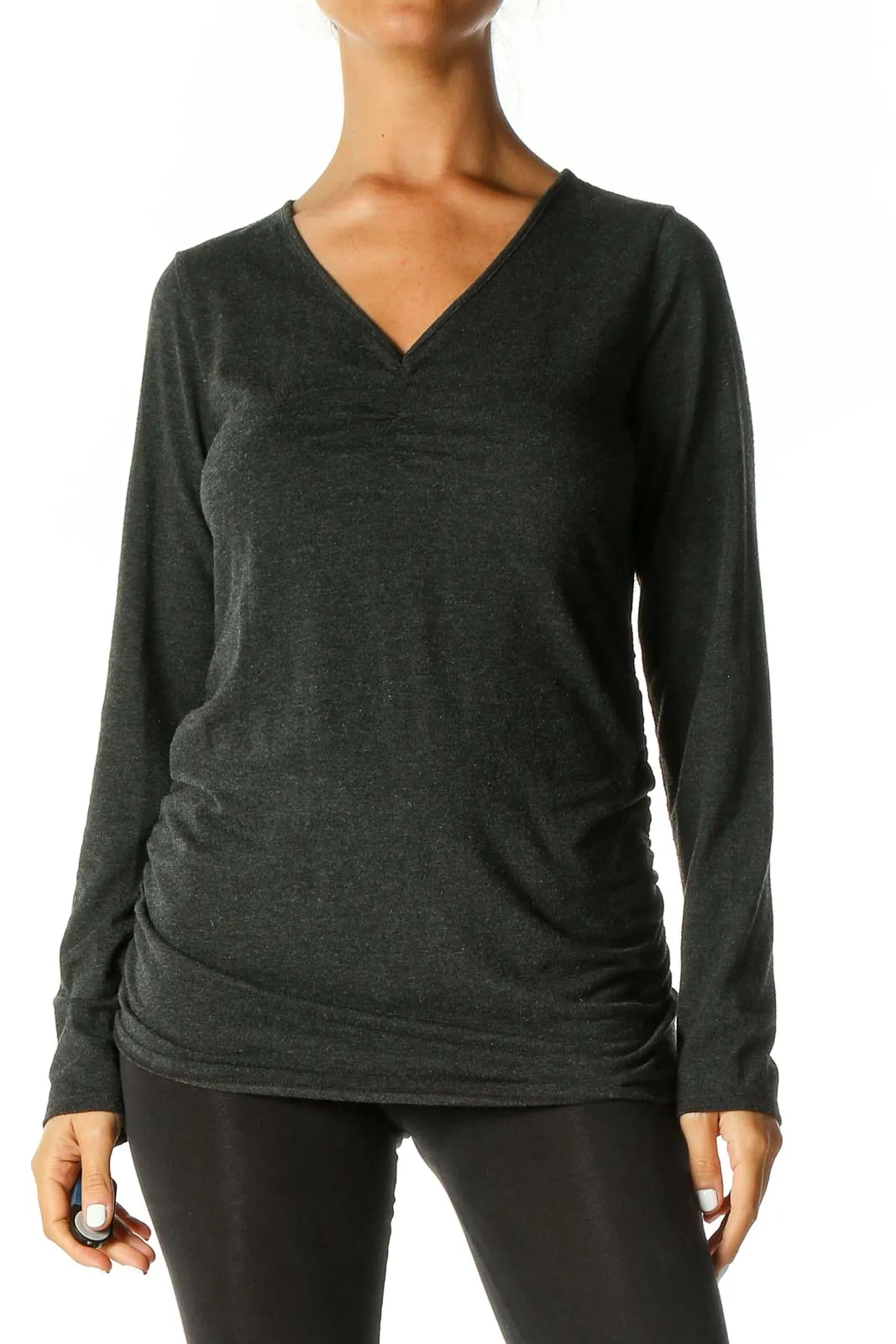Gray All Day Wear Top