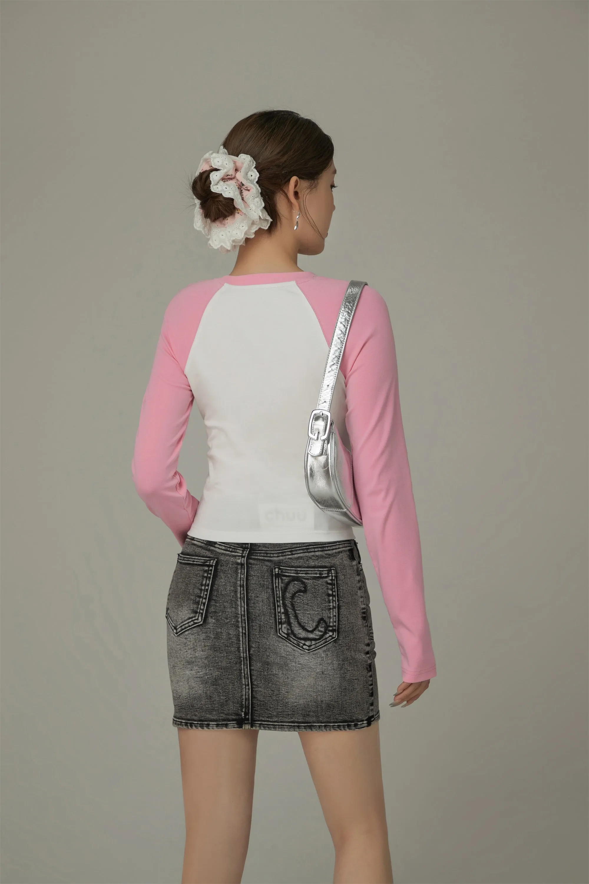 Lgo Casual Slim Raglan Color T-Shirt