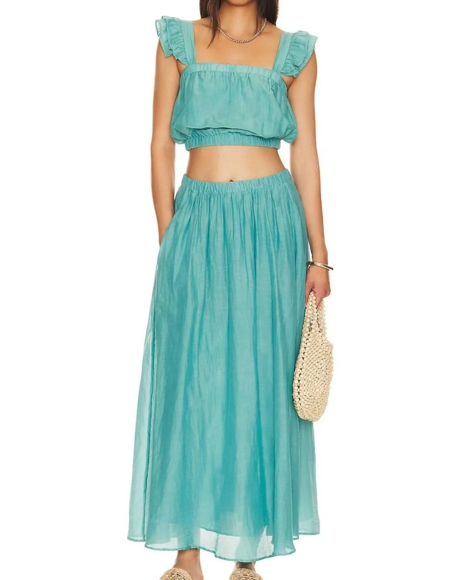 Mariela Skirt in Turquoise | Turquoise