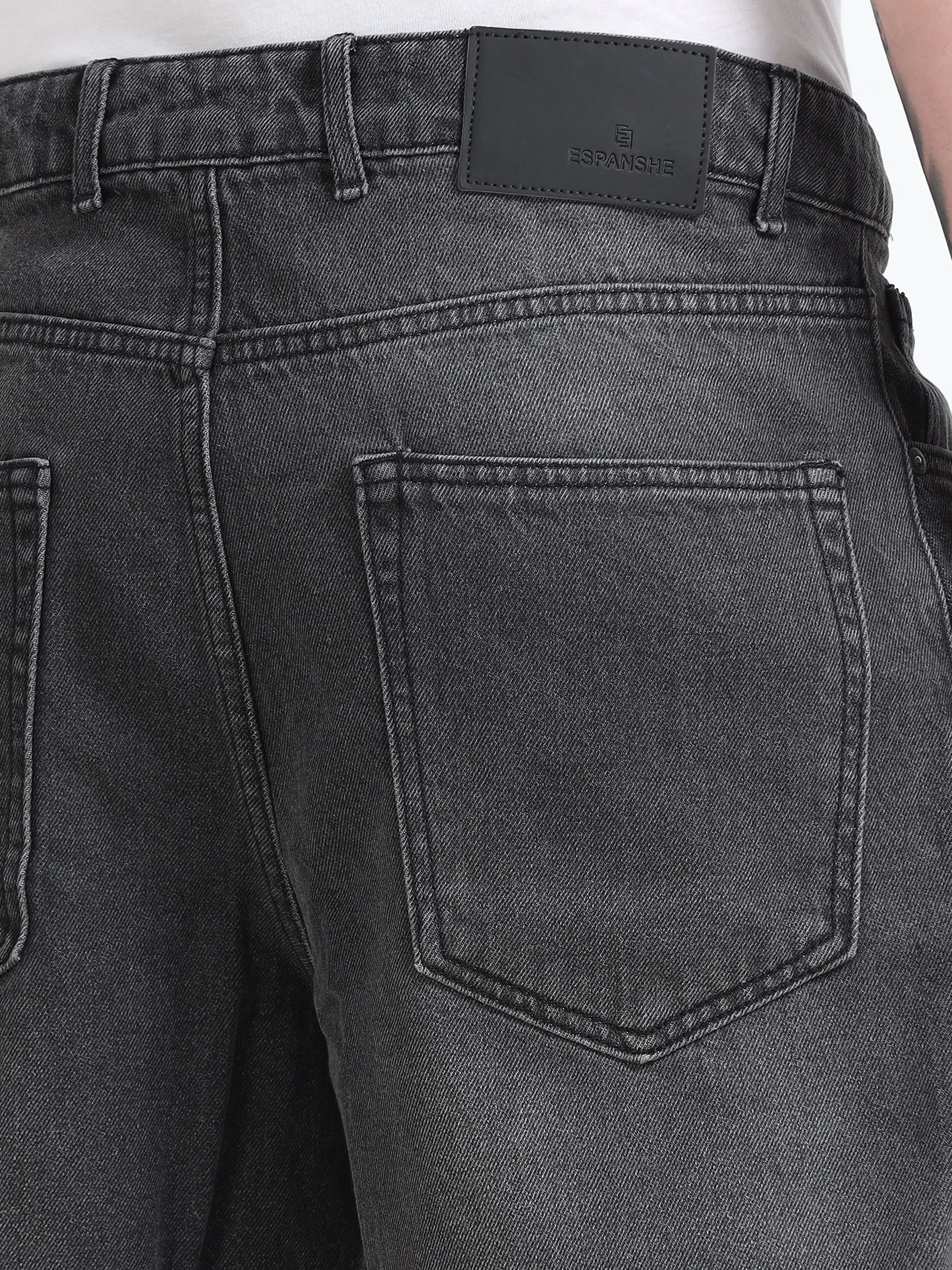 Marlowe - Relaxed Denim Shorts - Gray