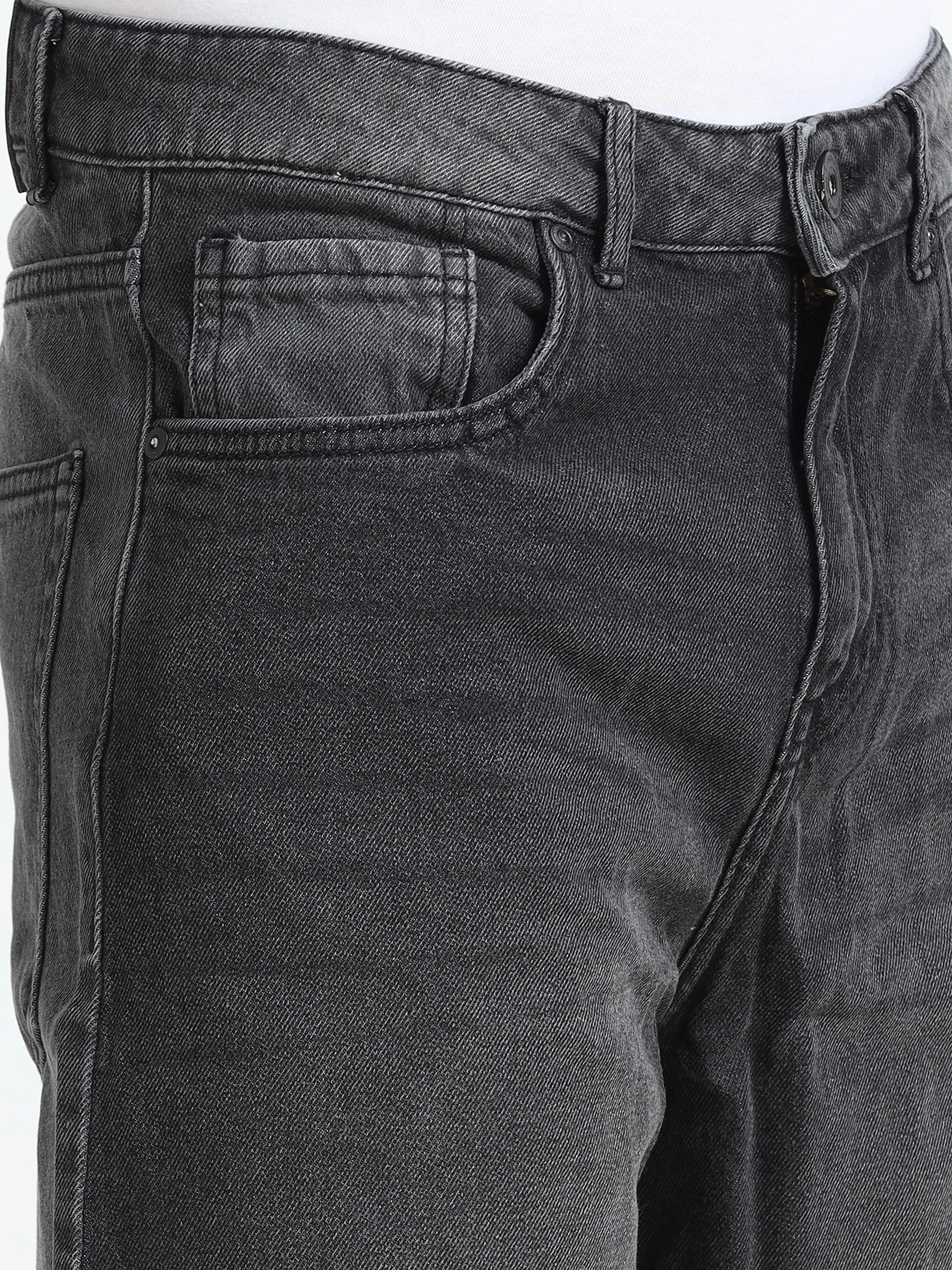 Marlowe - Relaxed Denim Shorts - Gray