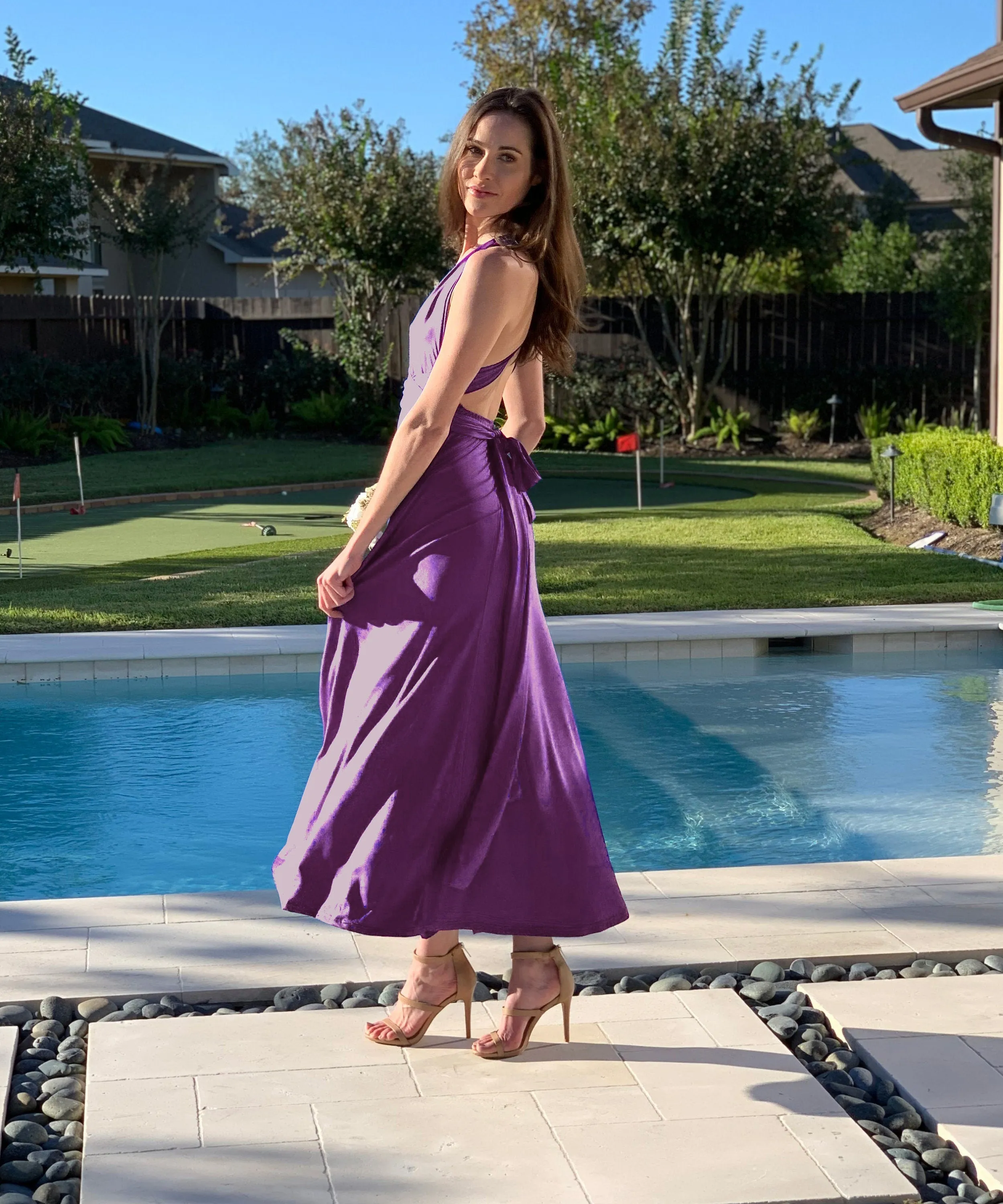 Mauve Infinity Dress