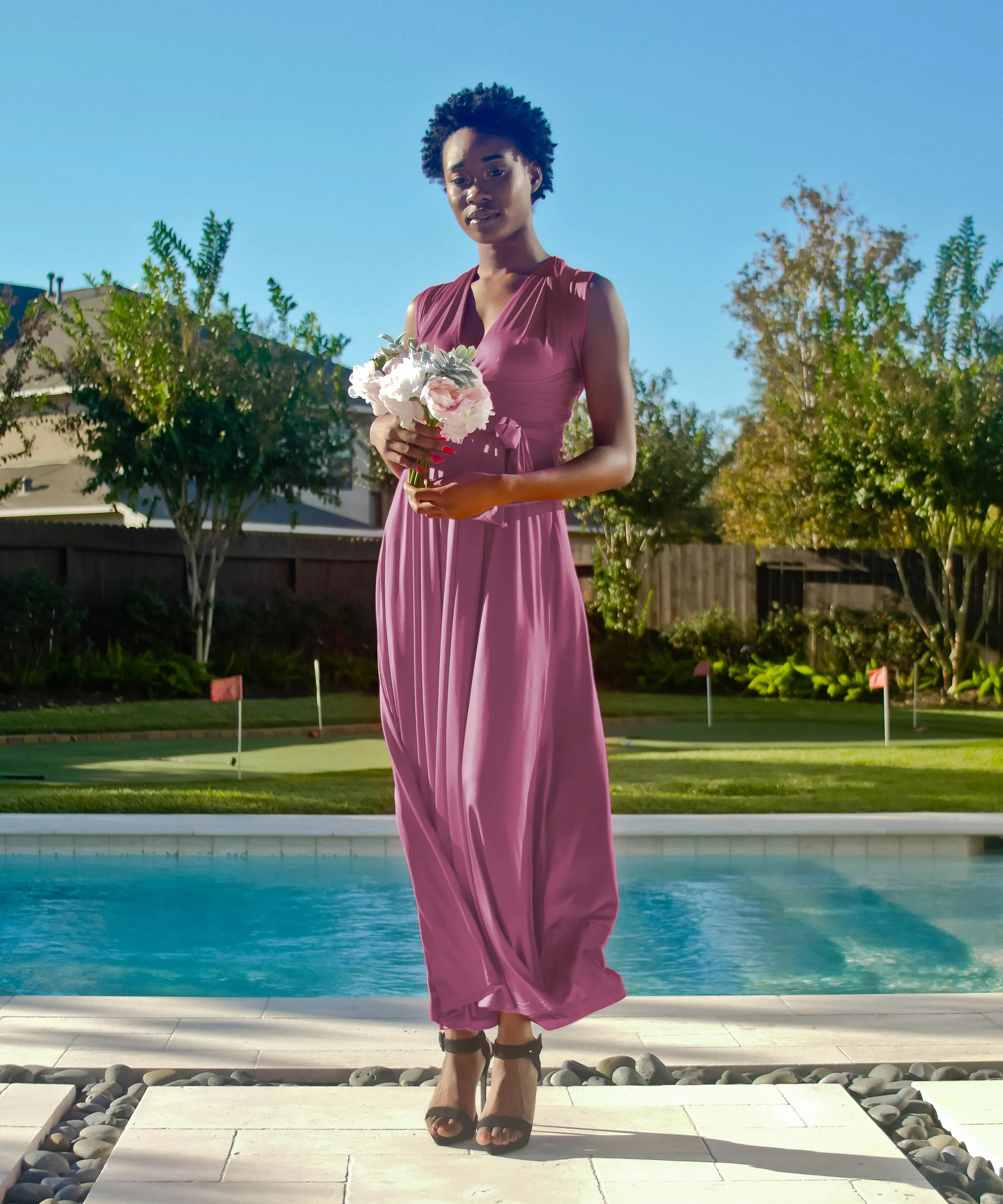Mauve Infinity Dress