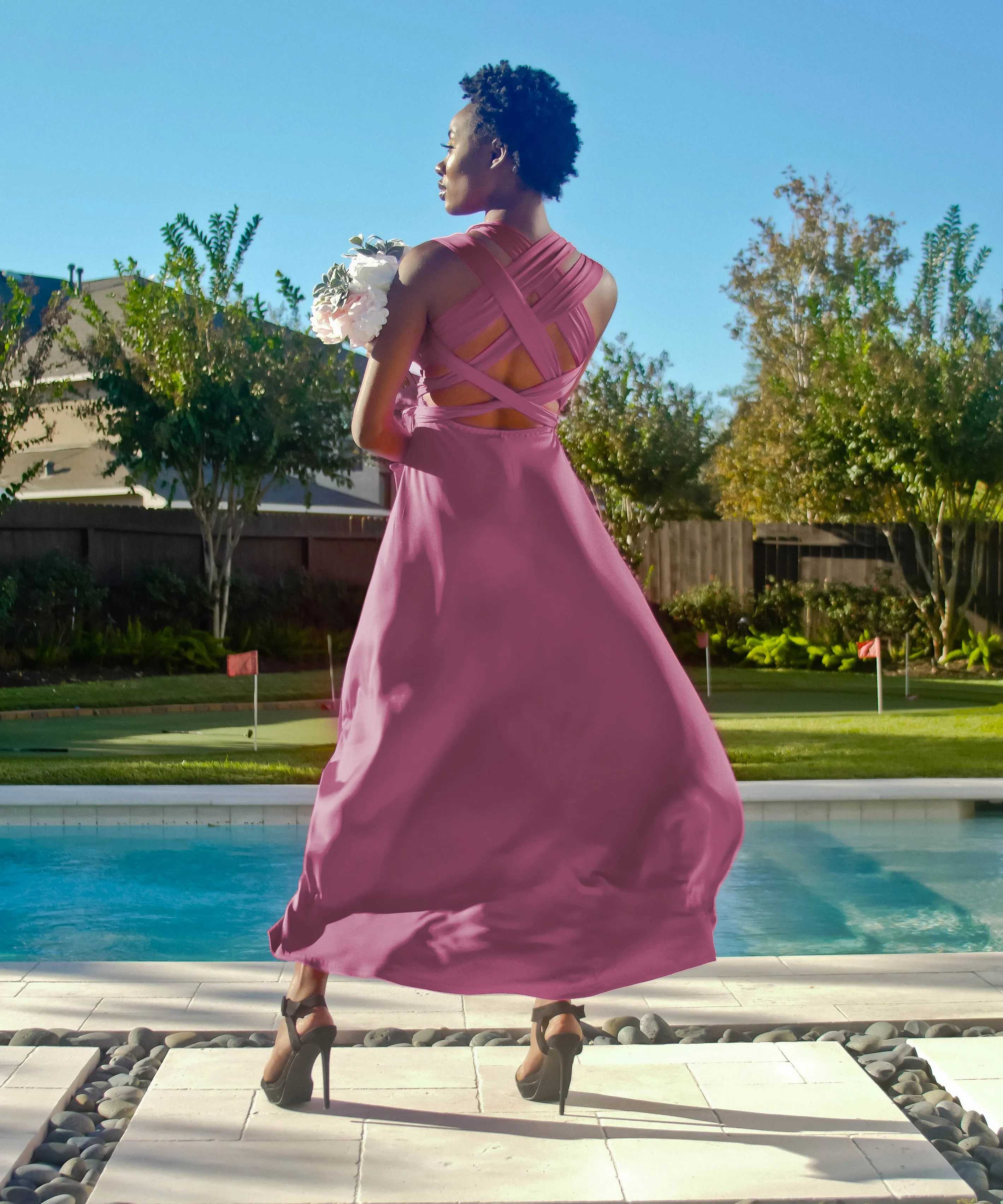 Mauve Infinity Dress