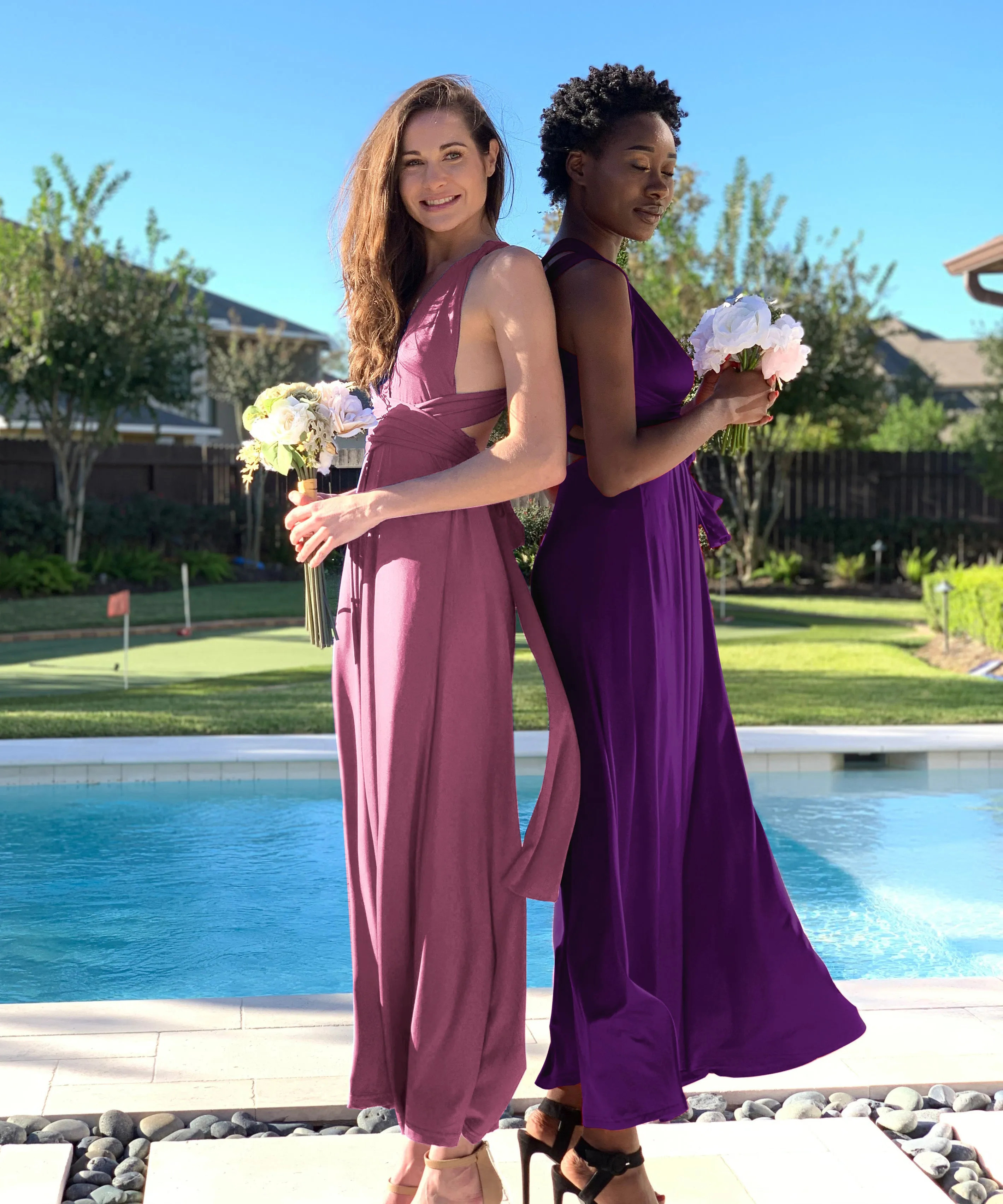 Mauve Infinity Dress