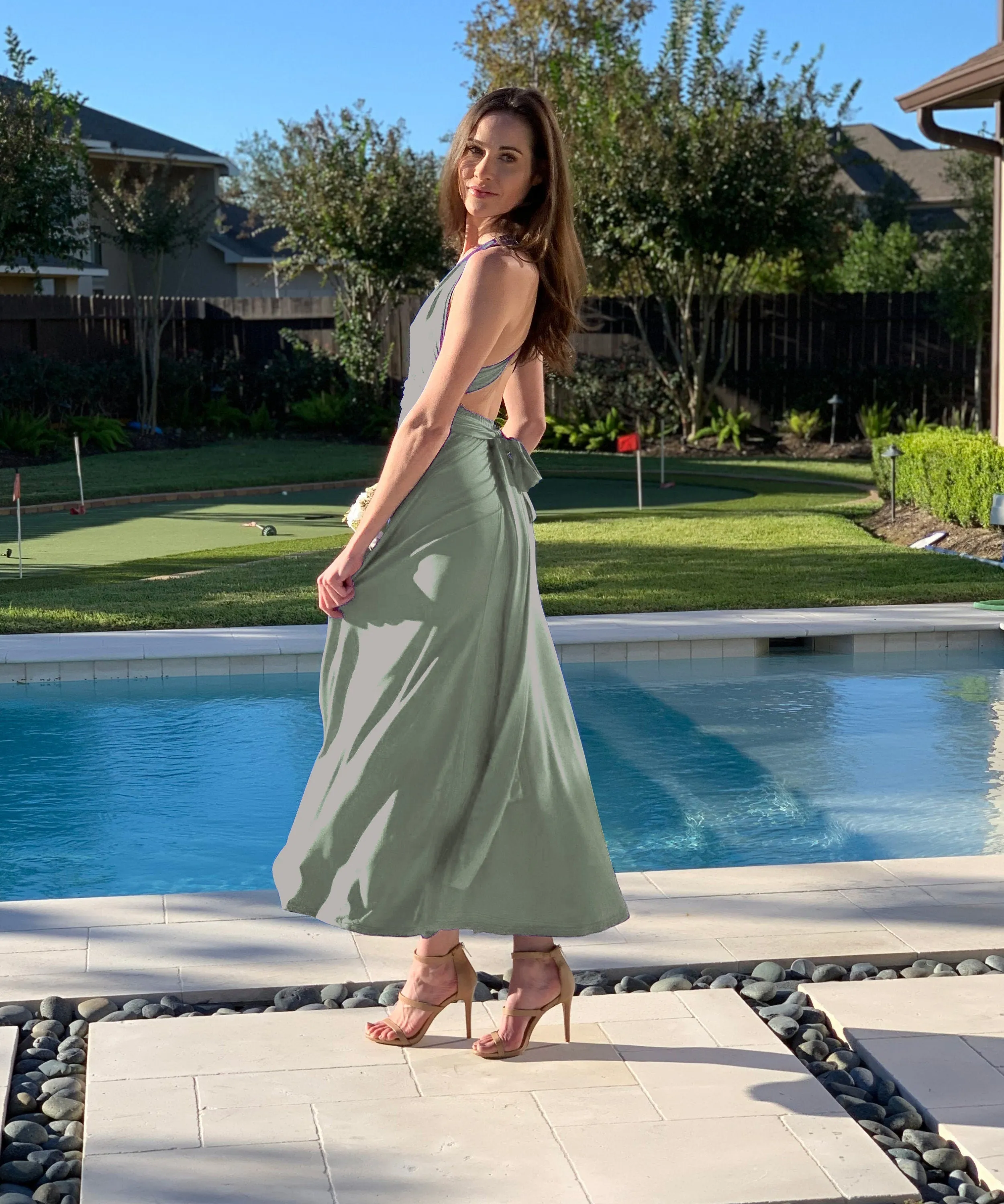 Mauve Infinity Dress