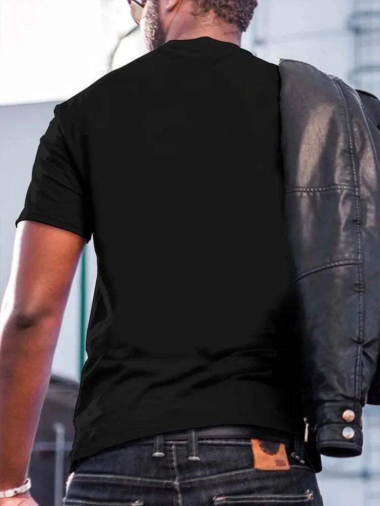 Men's Halloween Casual Crew Neck Short Sleeve T-Shirt