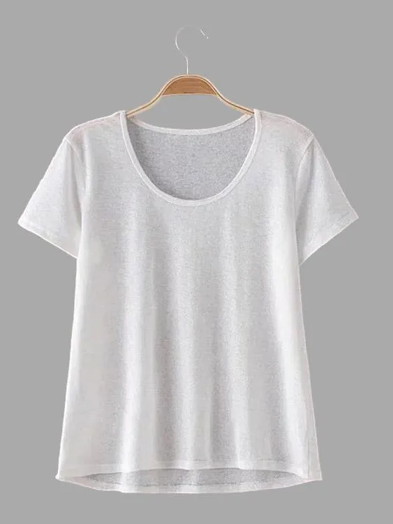 OEM ODM Round Neck Short Sleeve Fashion T-Shirt