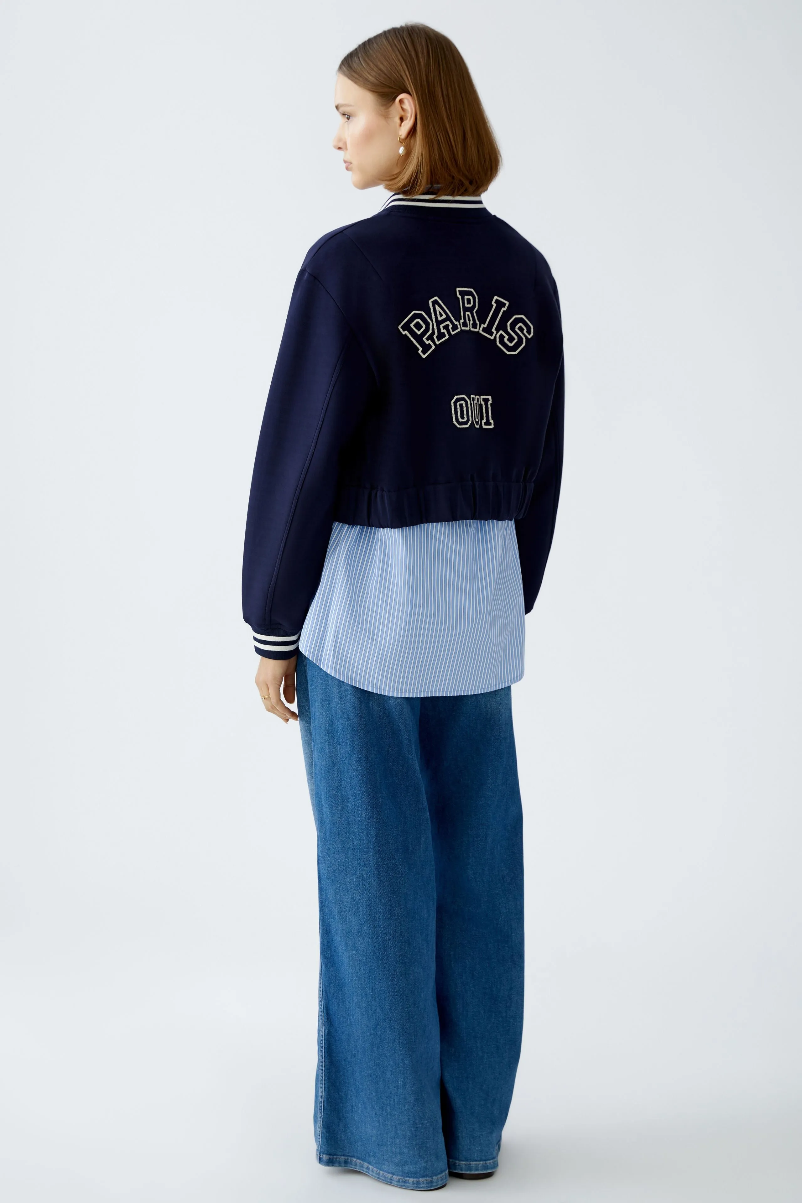 OUI NAVY JACKET 91792 125