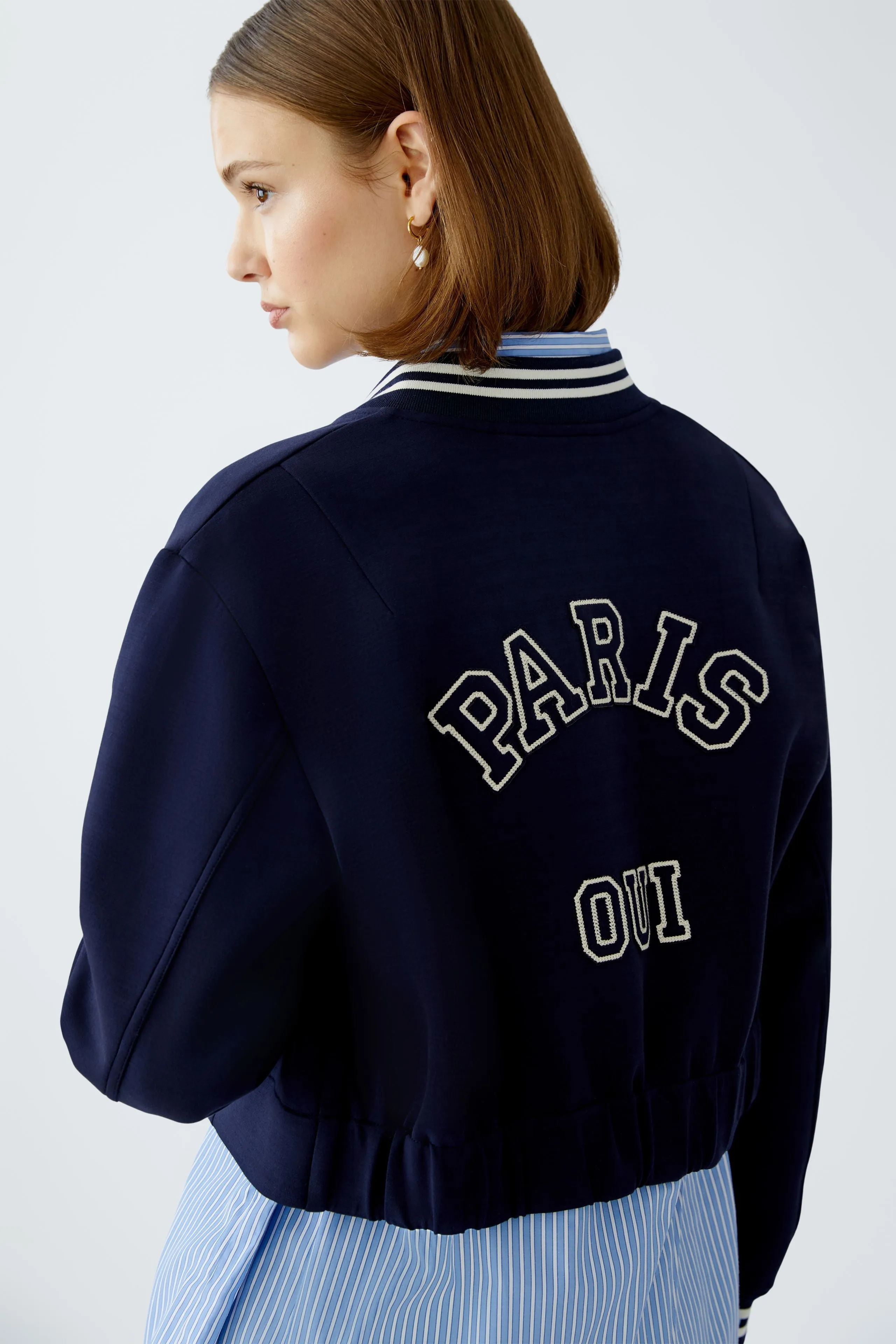 OUI NAVY JACKET 91792 125