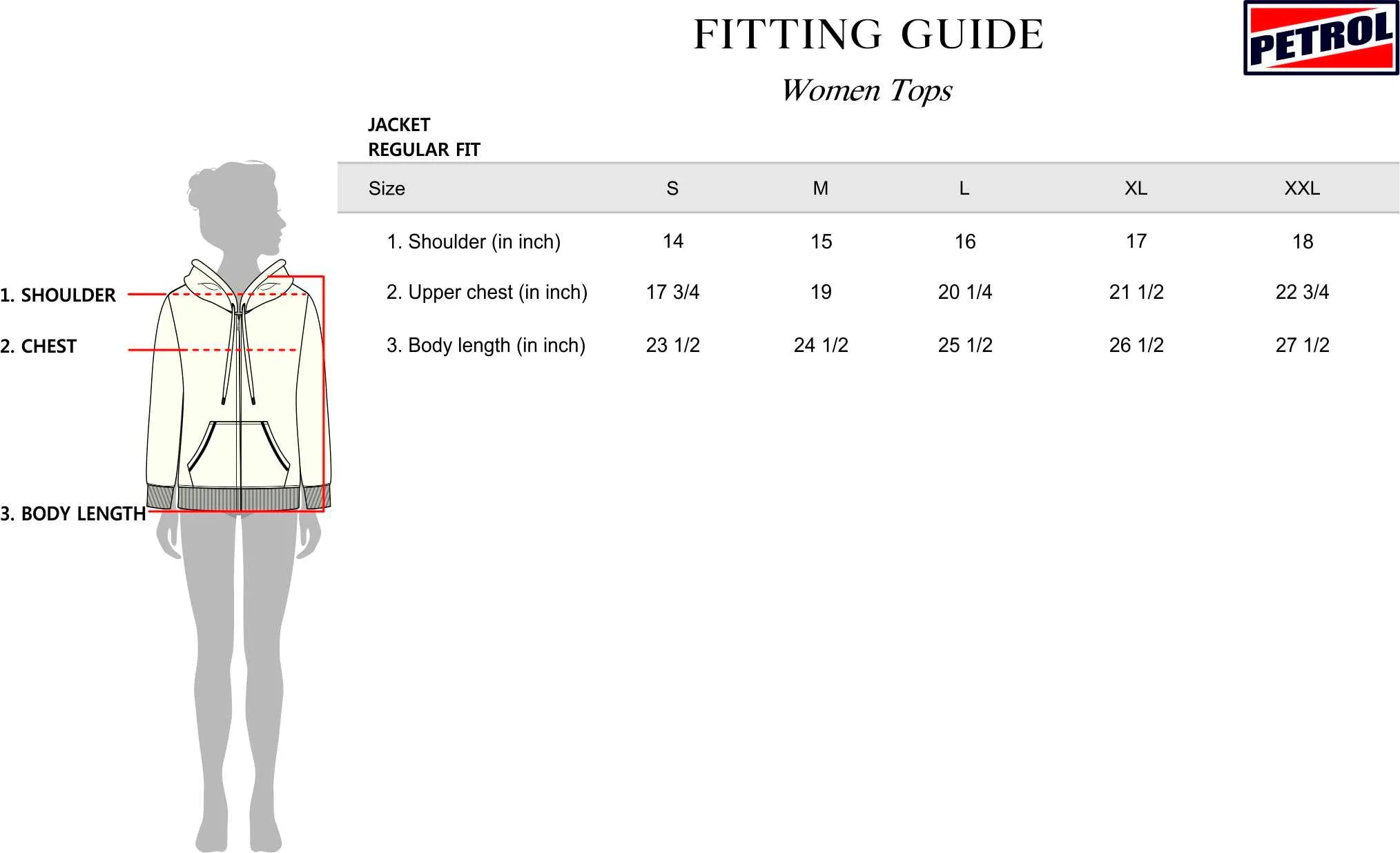 Petrol Basic Jacket for Ladies Regular Fitting Trendy fashion Casual Top Fatigue Jacket for Ladies 137370 (Fatigue)