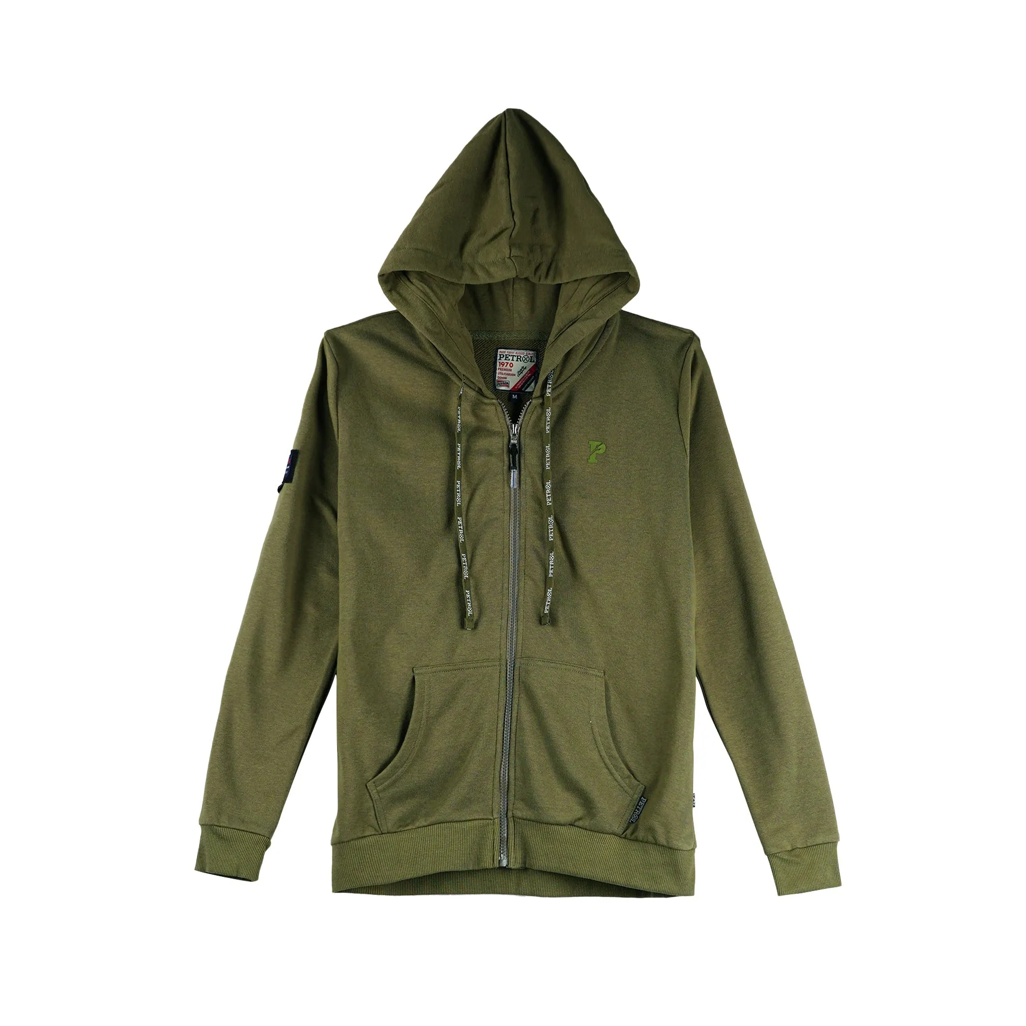 Petrol Basic Jacket for Ladies Regular Fitting Trendy fashion Casual Top Fatigue Jacket for Ladies 137370 (Fatigue)