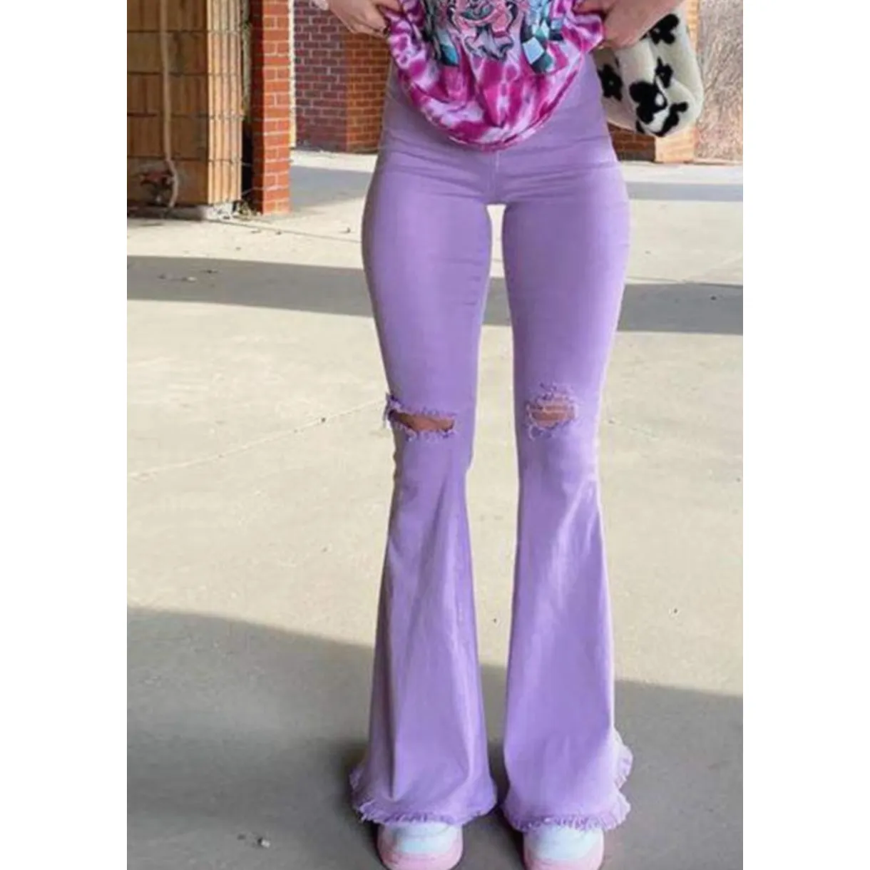 Purple Power Denim  Bell Bottoms
