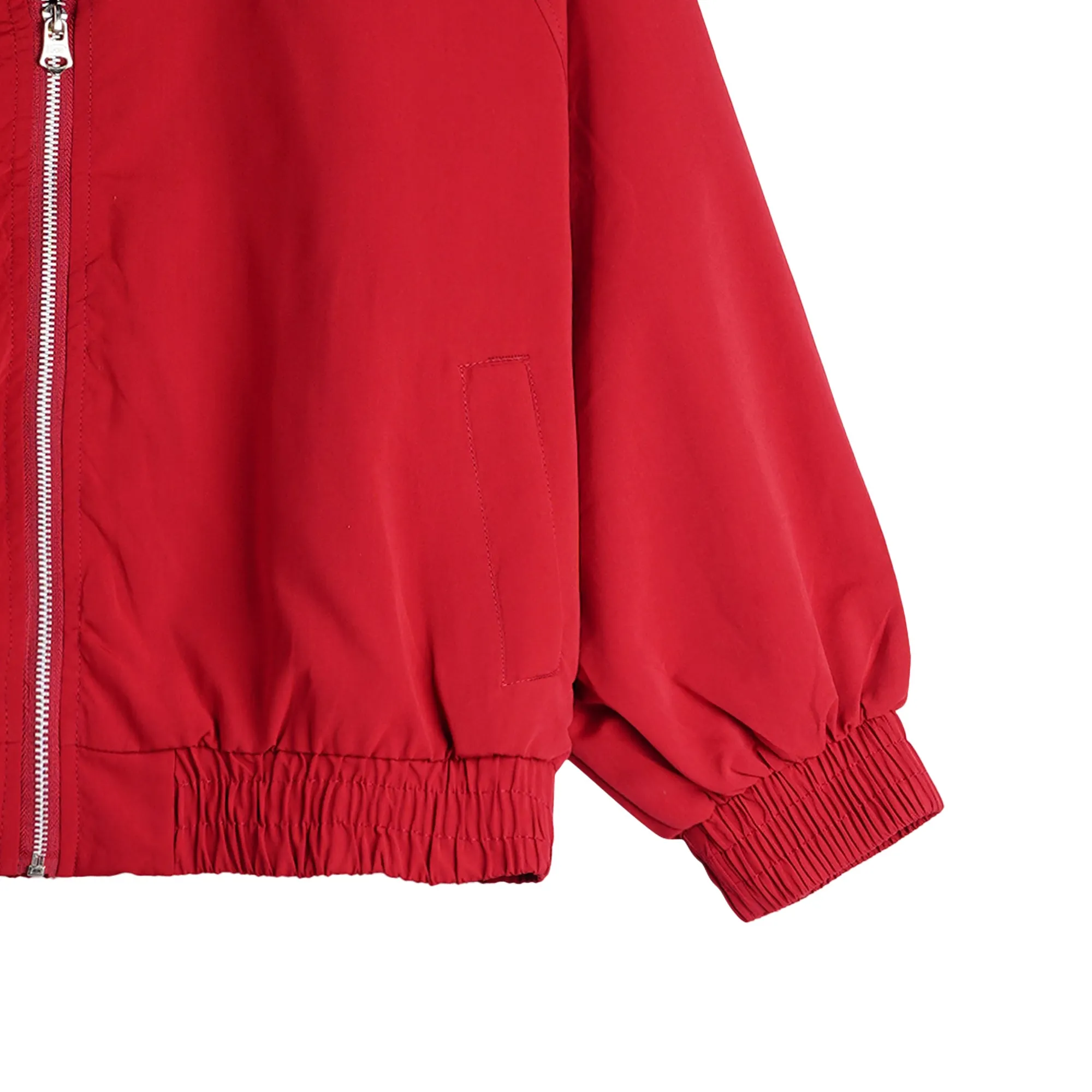 Stylistic Mr. Lee Ladies Basic Jacket with Collar Loose Fit 112268 (Maroon)