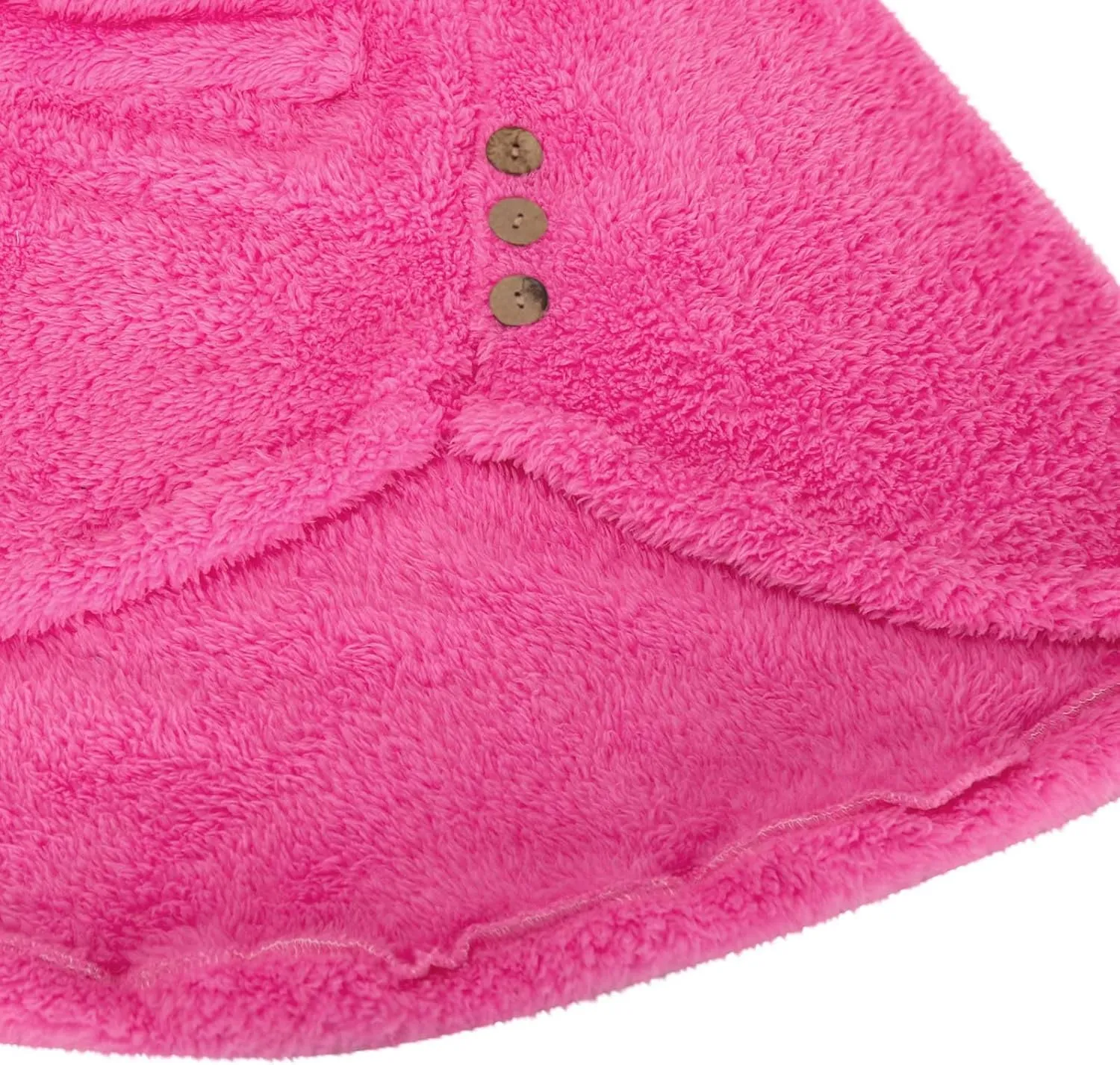 TANGNADE Dressy Winter Jackets for Women 2024 Trendy Plus Size Button Plush Hooded Loose Cardigan Wool Coat Winter Jacket
