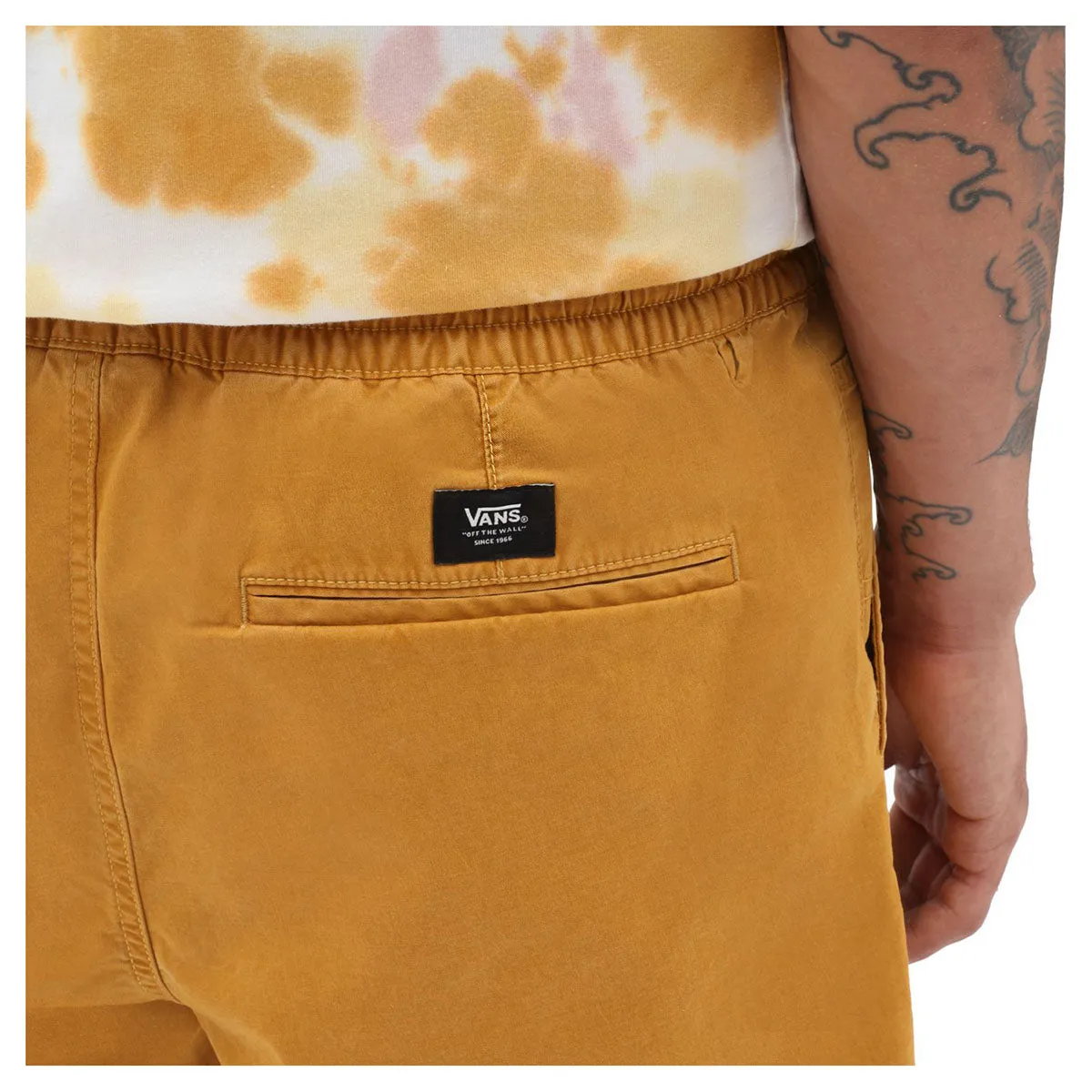 Vans Men's Range Salt Wash Relaxed Elastic Shorts - Narcissus